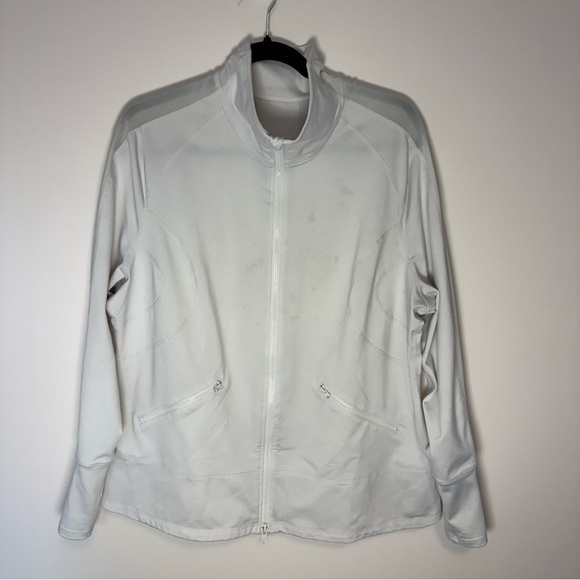 Zella Jackets & Blazers - Zella Women's White Sport Jacket Size 1X